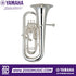 Zoso Music Yamaha YEP-621S professional 4-valve euphonium in a bright silver-plated finish