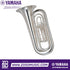 Zoso Music Yamaha YBB-201MS silver-plated convertible BBb tuba with a 17.5-inch yellow brass bell