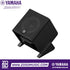 Zoso Music Yamaha StagePas 200BTR portable battery-powered PA speaker in black tilted on a rubber stand