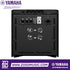 Zoso Music Yamaha StagePas 200BTR portable PA system rear panel showing input and output ports and stand angles