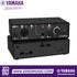 Zoso Music Yamaha Steinberg IXO12 black 2x2 USB audio interface showing front and rear panels with connection ports.