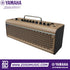 Zoso Music Yamaha THR30 II A wireless acoustic modeling combo amplifier in a sleek tan and black desktop design.