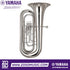 Zoso Music Yamaha YBB-201S 3-valve Bb student tuba in silver finish with hand-lapped pistons and slides