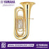 Zoso Music Yamaha YBB-321 4-valve Bb tuba in a polished brass lacquer finish with four top-action pistons.