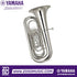 Zoso Music Yamaha YBB-321S 4-valve intermediate BBb tuba with a polished silver-plated finish and large brass bell.