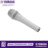 Zoso Music white Yamaha YDM707 dynamic supercardioid handheld microphone with a metal grille and XLR connector.