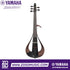 Zoso Music Yamaha YEV105 5-string electric violin in black with a unique infinity-loop walnut frame design.