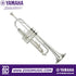 Zoso Music Yamaha YTR-2330S silver Bb trumpet with yellow brass bell and monel alloy pistons for student musicians