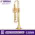 Zoso Music Yamaha YTR-3335 student Bb trumpet in polished yellow brass with a reversed main tuning slide