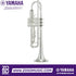 Zoso Music Yamaha YTR-3335S student Bb trumpet in silver-plated finish with reversed tuning slide and yellow brass bell