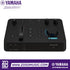 Zoso Music Yamaha ZG01 game streaming audio mixer in black with intuitive volume controls and effect buttons