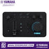 Zoso Music Yamaha ZG01 black game streaming audio mixer with intuitive physical controls and LED indicators