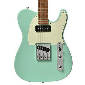 Bacchus Bte-2-rsm/m-sfg Universe Series Roasted Maple Electric Guitar, Seafoam Green With Bag |  BACCHUS |  ELECTRIC GUITAR |  Zoso Music