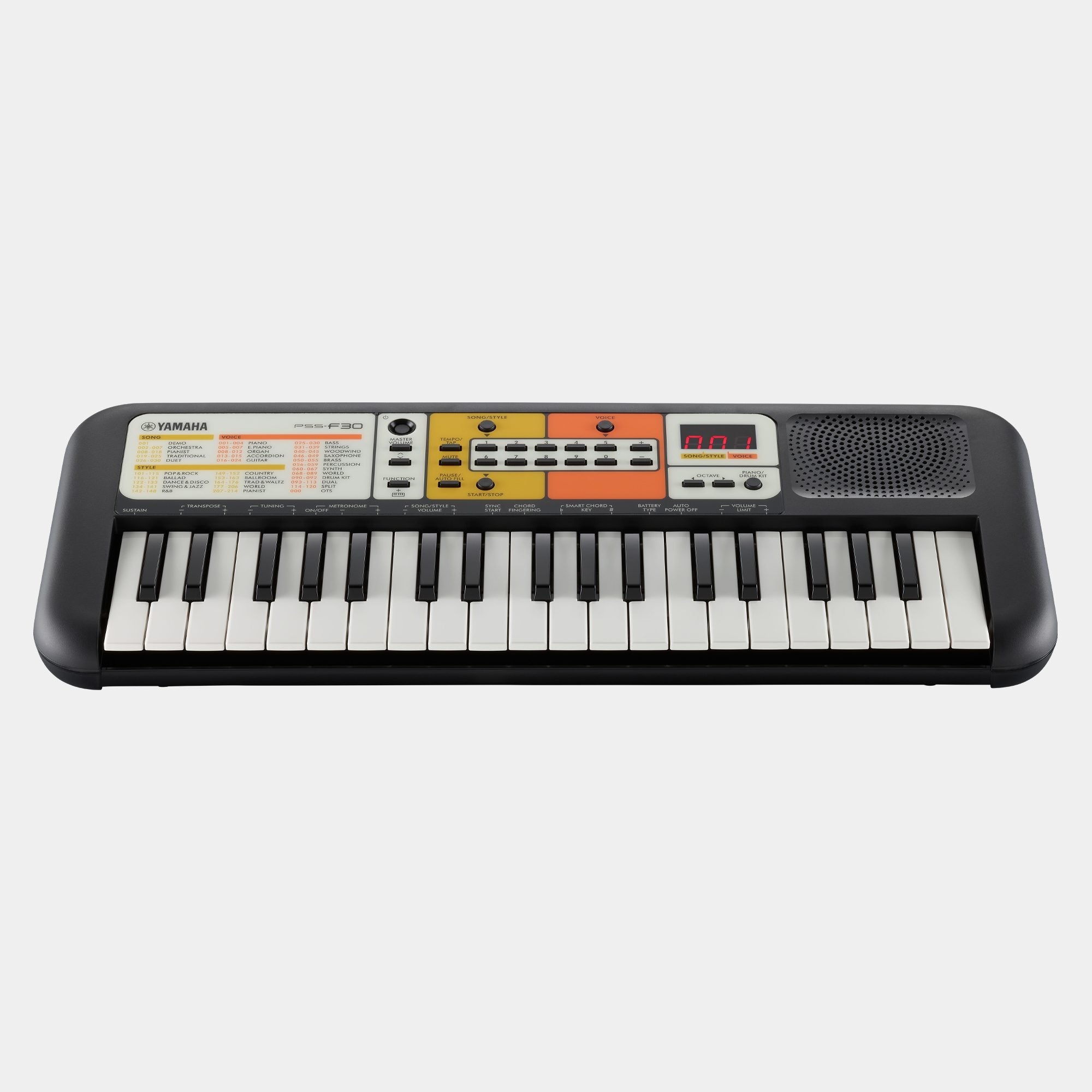 Yamaha PSS-F30 37-Key Mini Keyboard |  YAMAHA MUSIC |  KEYBOARD-PORTABLE |  Zoso Music