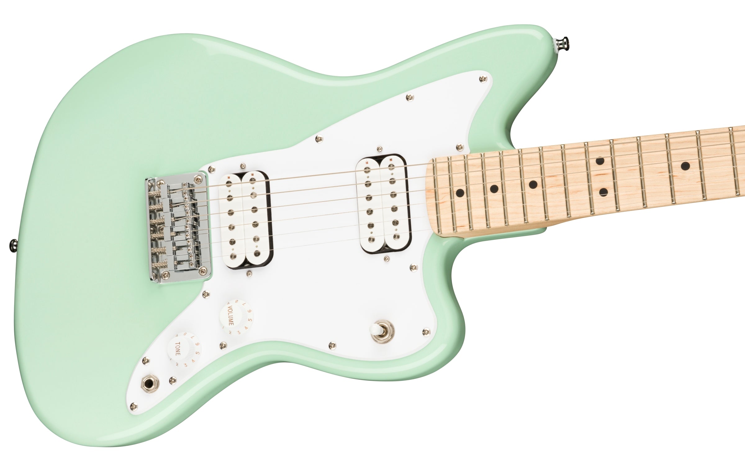 Squier Mini Jazzmaster Hh Electric Guitar , Maple Fb, Surf Green |  SQUIER BY FENDER |  ELECTRIC GUITAR |  Zoso Music