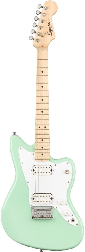 Squier Mini Jazzmaster Hh Electric Guitar , Maple Fb, Surf Green