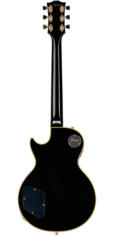 Gibson 1968 Les Paul Custom Reissue Ultra Light Aged Electric Guitar, Ebony