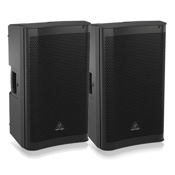 Behringer DR112DSP 1200W 12" Powered Speaker with Bluetooth - Pair (DR-112DSP)  | BEHRINGER , Zoso Music