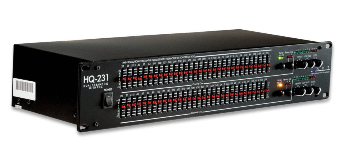ART HQ-231 Dual 31-band Graphic Equalizer