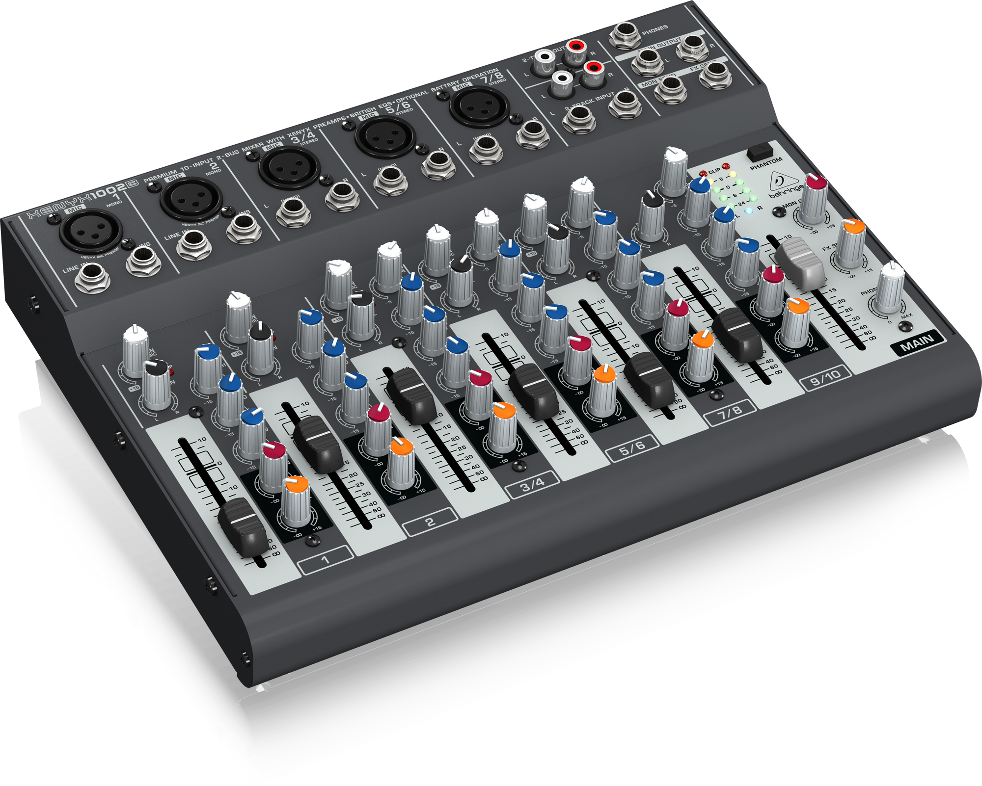 Behringer Xenyx 1002B 10-channel Mixer (Xenyx-1002B) | BEHRINGER , Zoso Music