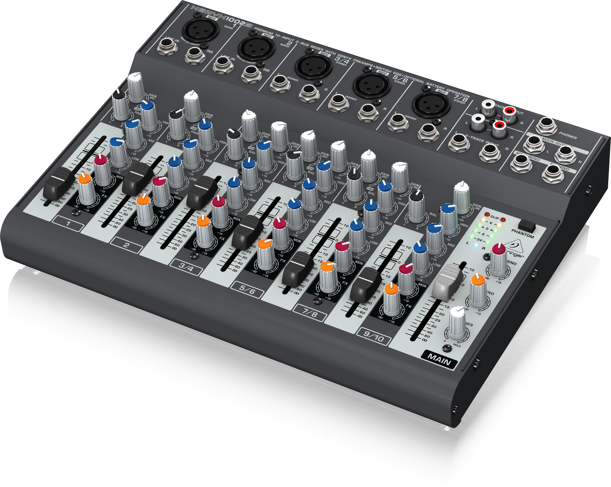 Behringer Xenyx 1002B 10-channel Mixer (Xenyx-1002B) | BEHRINGER , Zoso Music