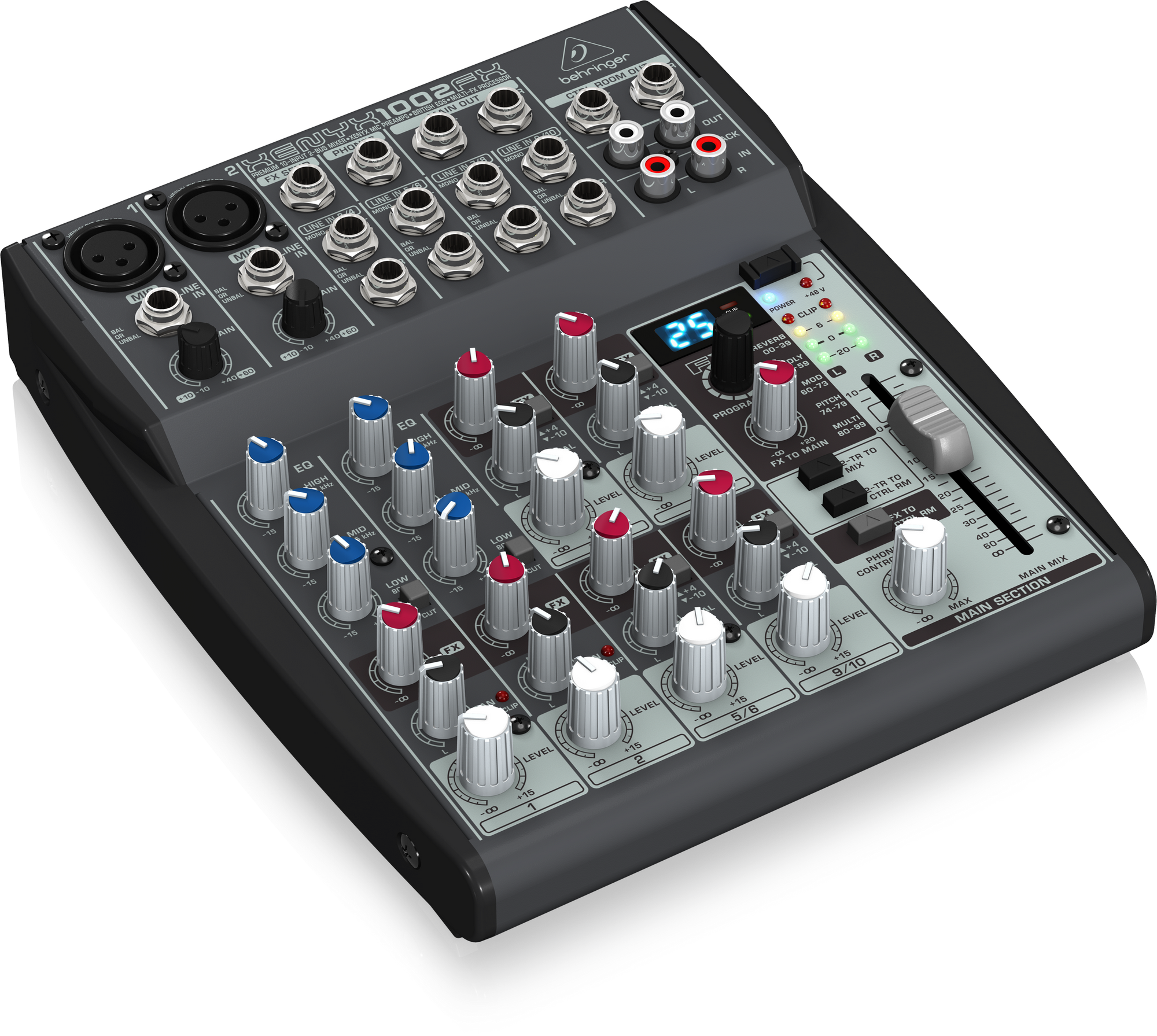 Behringer Xenyx 1002FX 6-channel Mixer with Effects (Xenyx-1002FX) | BEHRINGER , Zoso Music
