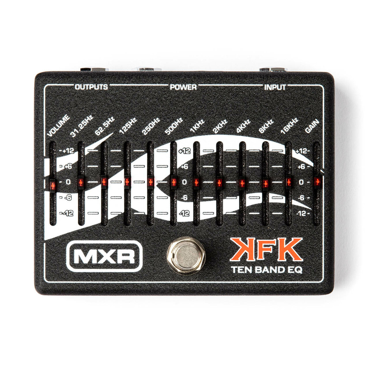 Jim Dunlop MXR KFK1 Kerry King 10-Band Equalizer (KFK-1 / KFK 1), MXR, EFFECTS, mxr-effects-kfk1uk, ZOSO MUSIC SDN BHD