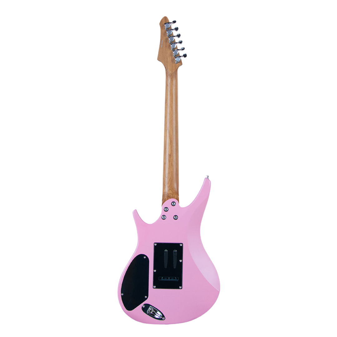 J&D DX100 ELECTRIC GUITAR ROASTED MAPLE NECK, PINK, J&D, ELECTRIC GUITAR, j-d-dx100-electric-guitar-roasted-maple-neck-pink, ZOSO MUSIC SDN BHD