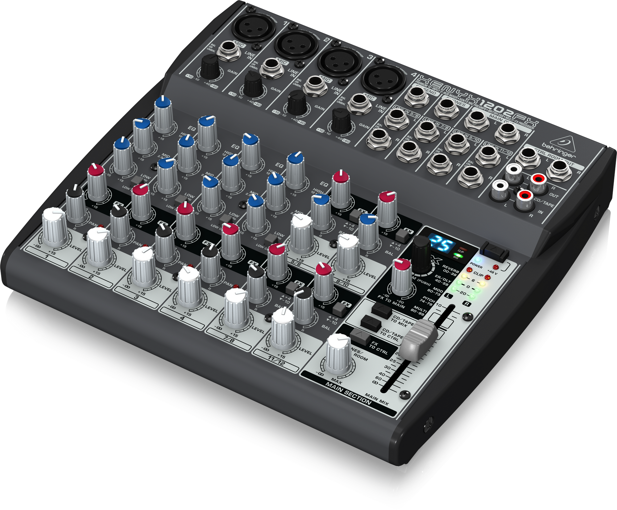 Behringer Xenyx 1202FX 8-channel Mixer with Effects (Xenyx-1202FX) | BEHRINGER , Zoso Music