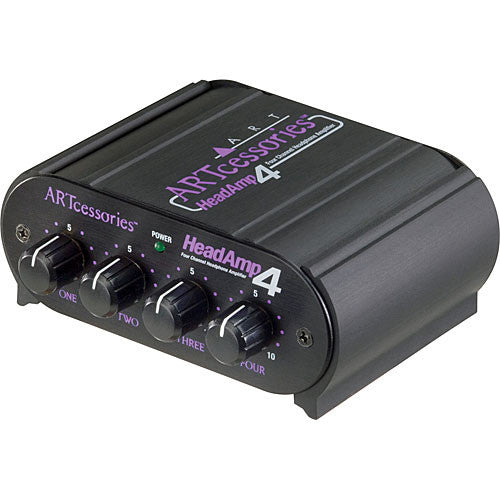 ART HeadAmp 4 4-channel Headphone Amp |  ART PRO AUDIO |  HEADPHONE AMPLIFIER |  Zoso Music