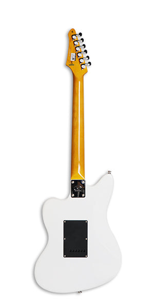 J&d Jm30 Jazzmaster Electric Guitar - Ivory/white