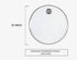 DIXON 0327 DRUMHEAD PHT612C 12IN CLEAR | DIXON , Zoso Music