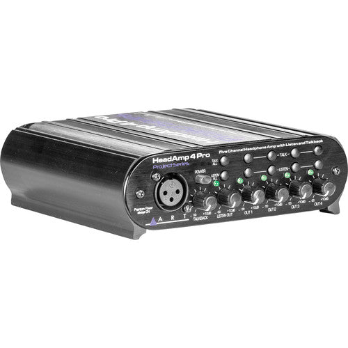 ART HeadAmp 4 Pro 5-channel Headphone Amp |  ART PRO AUDIO |  HEADPHONE AMPLIFIER |  Zoso Music
