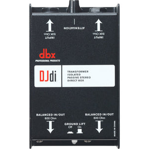 DBX DJDI 2-CHANNEL PASSIVE DIRECT BOX | DBX , Zoso Music