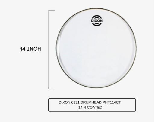 DIXON 0331 DRUMHEAD PHT114CT 14IN COATED | DIXON , Zoso Music