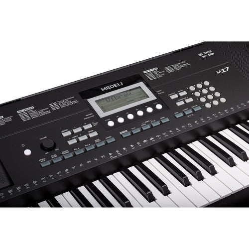 MEDELI M17 ELECTRONIC KEYBOARD 61 KEY WITH ADAPTER