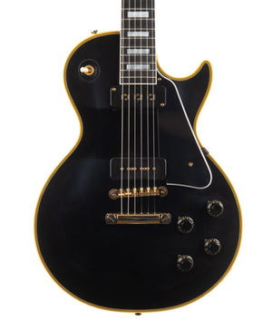 Gibson 1954 Les Paul Custom Staple Pickup Reissue VOS Electric Guitar, Ebony (LPB54VOEBGH1) |  GIBSON |  ELECTRIC GUITAR |  Zoso Music
