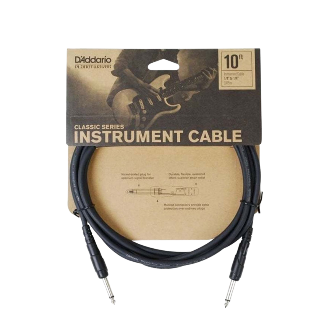 PLANET WAVES PW-CGT-10 CLASSIC SERIES INSTRUMENT CABLE 10 FEET, PLANET WAVES, CABLES, planet-waves-audio-cable-accessory-pwcgt-10, ZOSO MUSIC SDN BHD