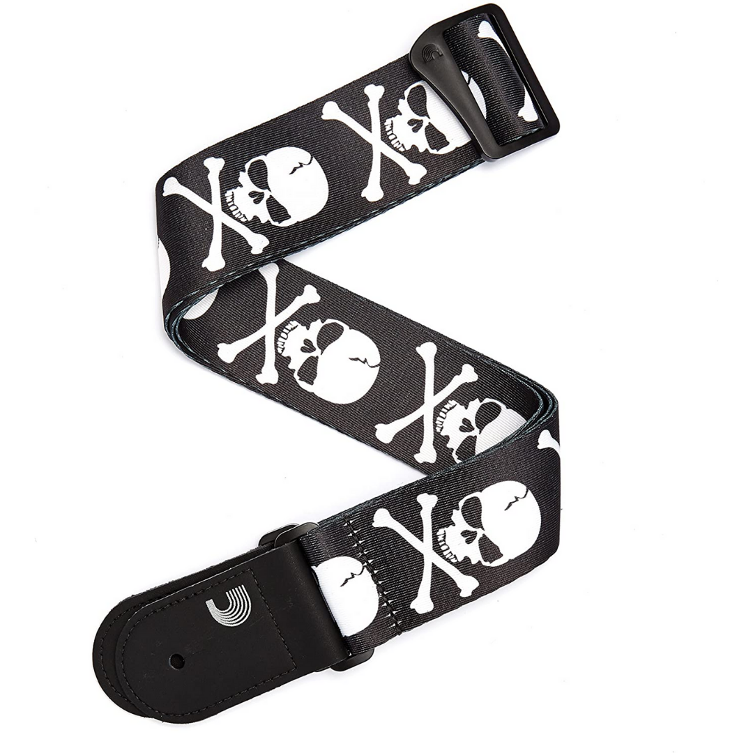 PLANET WAVES CROSS BONE SKULL STRAP 50H01, PLANET WAVES, GUITAR & BASS ACCESSORIES, planet-waves-guitar-accessories-50h01, ZOSO MUSIC SDN BHD
