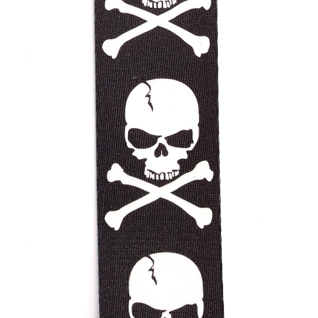 PLANET WAVES CROSS BONE SKULL STRAP 50H01, PLANET WAVES, GUITAR & BASS ACCESSORIES, planet-waves-guitar-accessories-50h01, ZOSO MUSIC SDN BHD