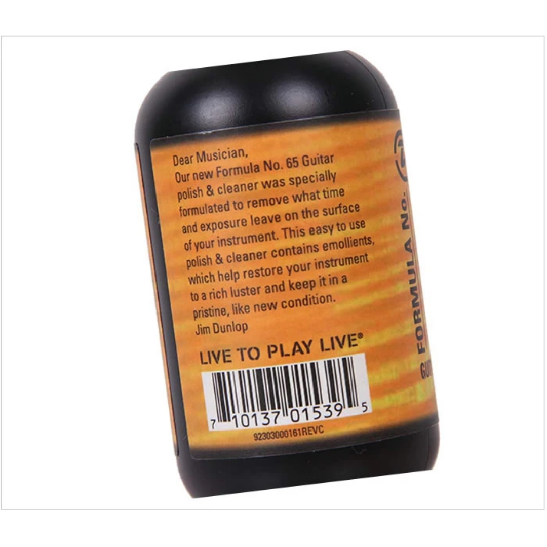 JIM DUNLOP 651J FORMULA 65 GUITAR POLISH & CLEANER 1OZ BOTTLE KIT, JIM DUNLOP, GUITAR & BASS ACCESSORIES, jim-dunlop-guitar-accessories-dun-651, ZOSO MUSIC SDN BHD