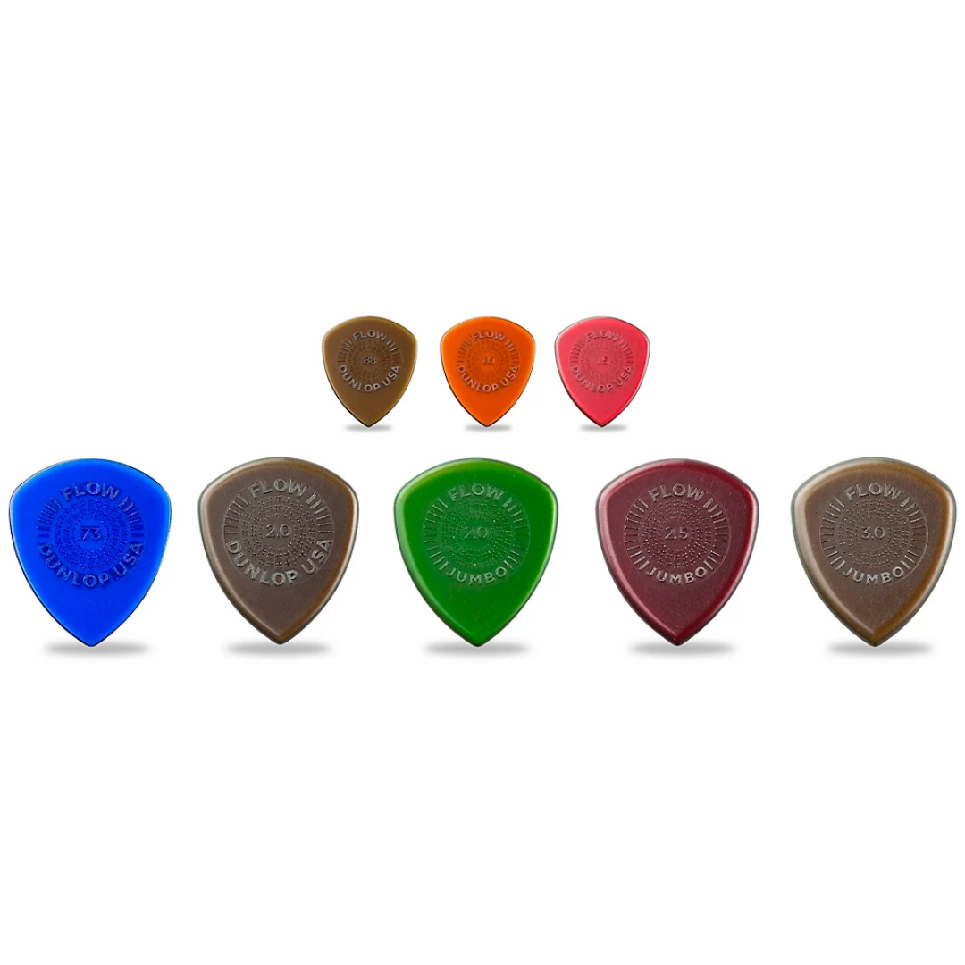 DUNLOP PVP114 PICK FLOW VARIETY PACK WITH 8 PCS IN PACK | JIM DUNLOP , Zoso Music