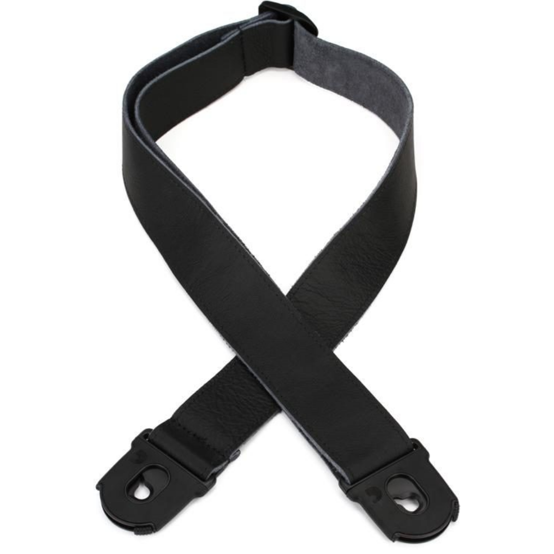 PLANET WAVES 50PLL00  LOCK LEATHER GUITAR STRAP BLACK, PLANET WAVES, GUITAR & BASS ACCESSORIES, planet-waves-guitar-accessories-50pll00, ZOSO MUSIC SDN BHD