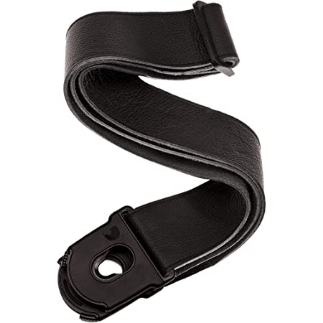 PLANET WAVES 50PLL00  LOCK LEATHER GUITAR STRAP BLACK, PLANET WAVES, GUITAR & BASS ACCESSORIES, planet-waves-guitar-accessories-50pll00, ZOSO MUSIC SDN BHD