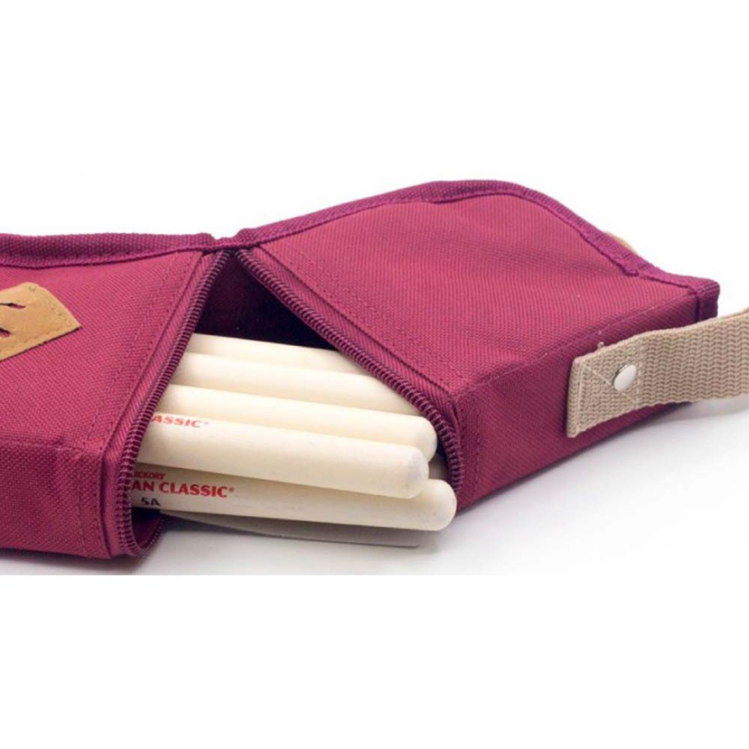 TAMA TSB12WR POWERPAD DESIGNER COLLECTION BAG DRUMSTICK BAG WINE RED, TAMA, CASES & GIG BAGS, tama-cases-gig-bags-tsb12wr, ZOSO MUSIC SDN BHD