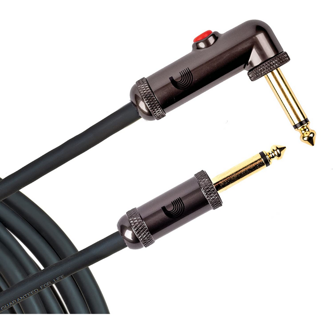 PLANET WAVES PW-AGLRA-10 CIRCUIT BREAKER RIGHT-ANGLE INSTRUMENT CABLE 10 FT, PLANET WAVES, CABLES, planet-waves-audio-cable-accessory-pwagra-10-10, ZOSO MUSIC SDN BHD