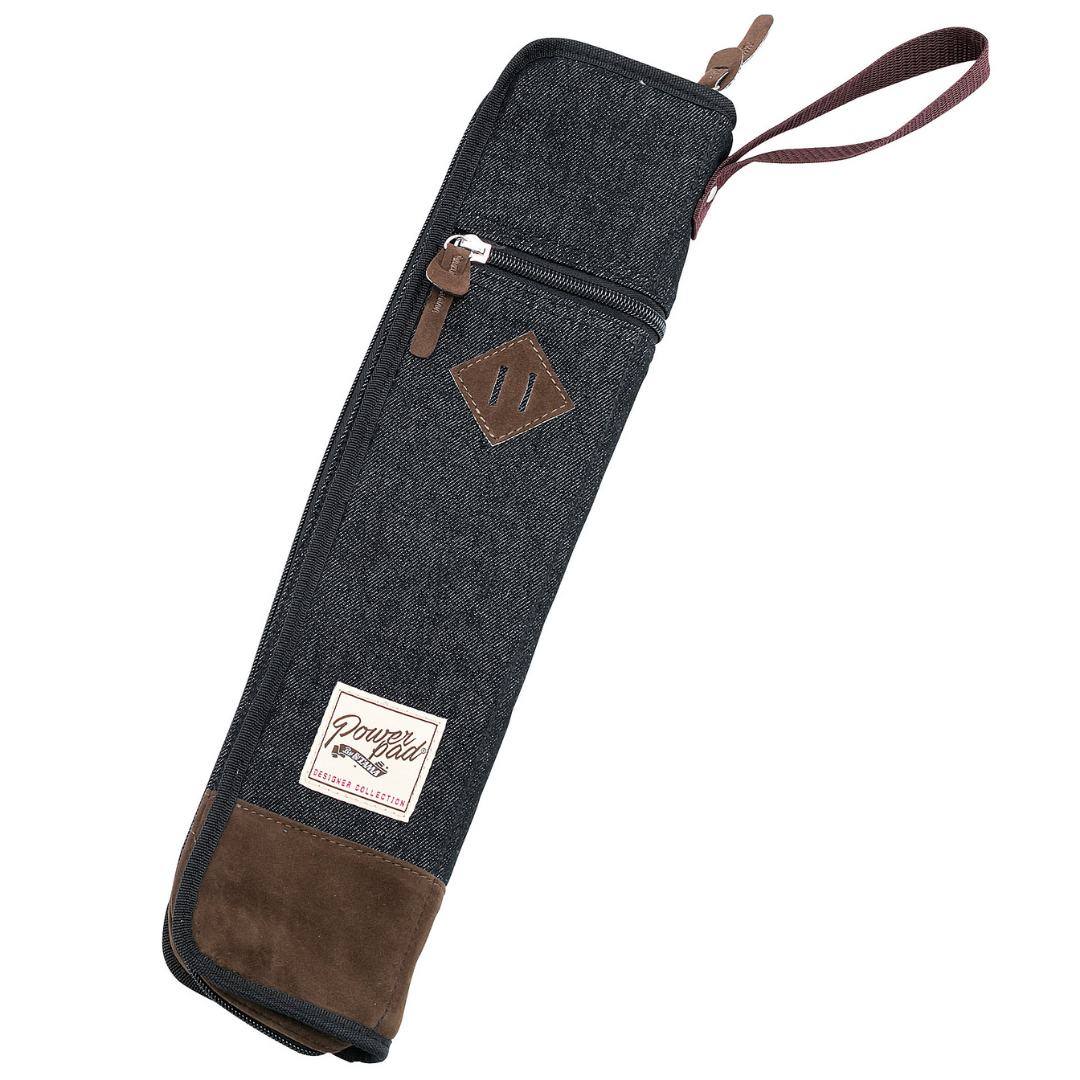 TAMA TSB12DBK POWERPAD DESIGNER COLLECTION BAG DRUMSTICK BAG DENIM BLACK, TAMA, CASES & GIG BAGS, tama-cases-gig-bags-tsb12dbk, ZOSO MUSIC SDN BHD