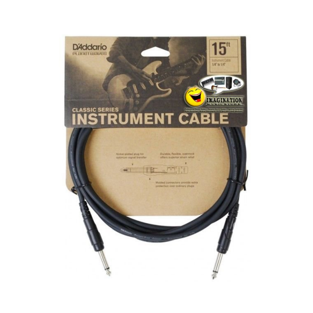 PLANET WAVES PW-CGT-15 CLASSIC SERIES INSTRUMENT CABLE 15 FEET, PLANET WAVES, CABLES, planet-waves-audio-cable-accessory-pwcgt-15, ZOSO MUSIC SDN BHD