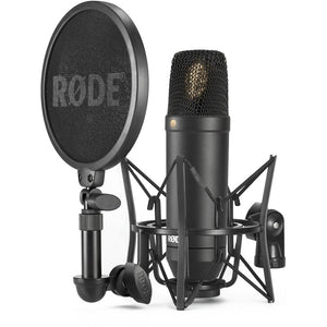 RODE NT1 CONDENSER MICROPHONE KIT W/SHOCK MOUNT, RODE, CONDENSER MICROPHONE, rode-microphone-nt1kit, ZOSO MUSIC SDN BHD