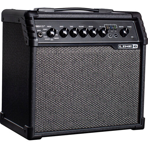 LINE 6 SPIDER V20 MKII 20-WATT ELECTRIC GUITAR AMP |  LINE 6 |  AMPLIFIER-ELECTRIC |  Zoso Music